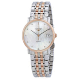 Longines Elegant Mother Of Pearl Dial Ladies Watch #L48095877 - Watches of America