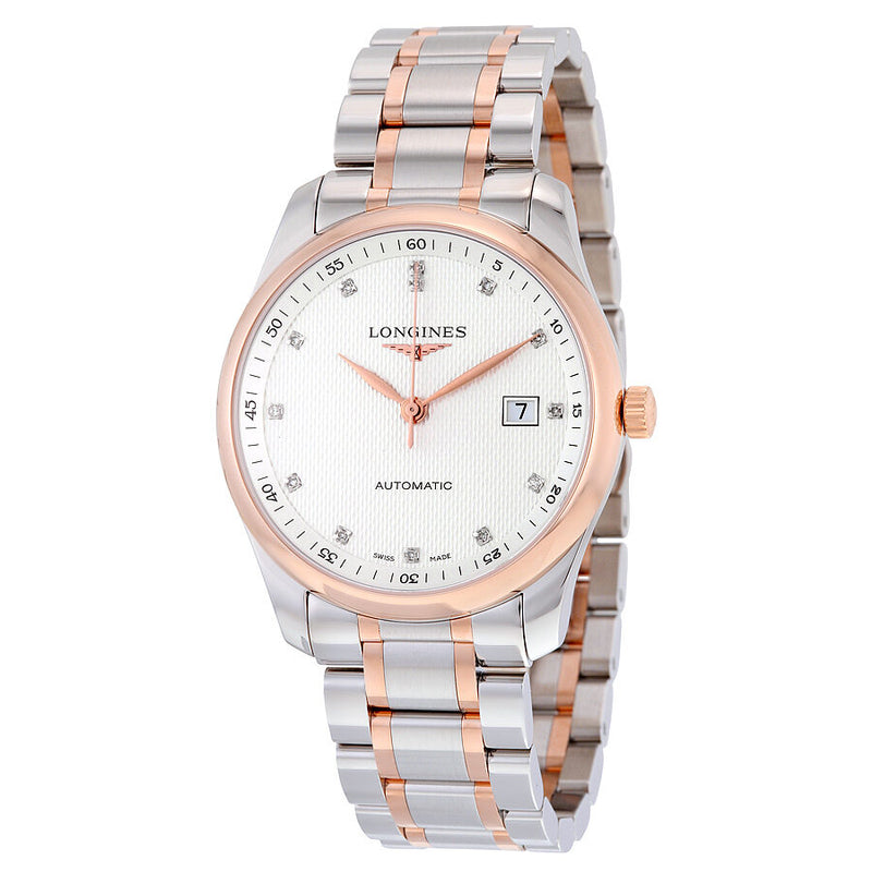 Longines Elegant Silver Diamond Dial Men's Watch L27935777#L2.793.5.77.7 - Watches of America