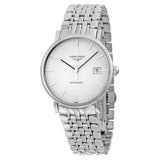 Longines Elegant White Dial Stainless Steel Automatic 37 mm Watch #L481041236 - Watches of America