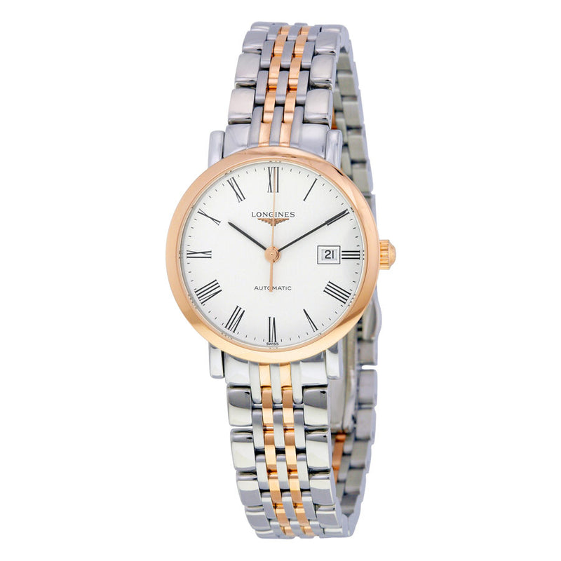 Longines Elegant Automatic White Dial Ladies Watch #L4.310.5.11.7 - Watches of America