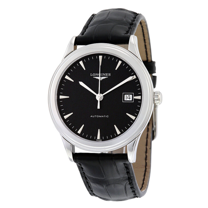 Longines Flagship Automatic Black Dial Men's Watch #L4.874.4.52.2 - Watches of America