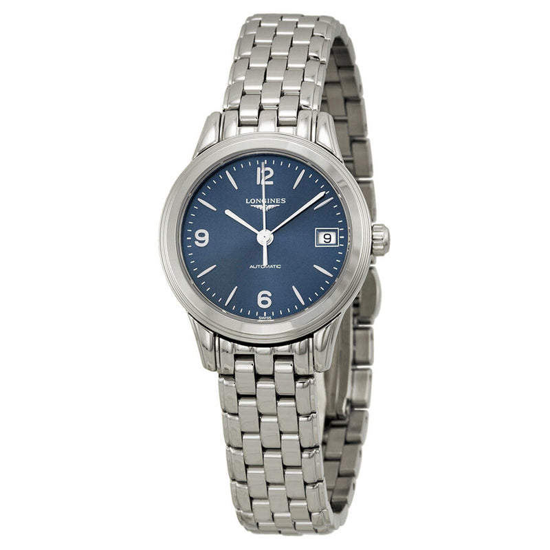 Longines Flagship Automatic Blue Dial Ladies Watch #L4.274.4.96.6 - Watches of America