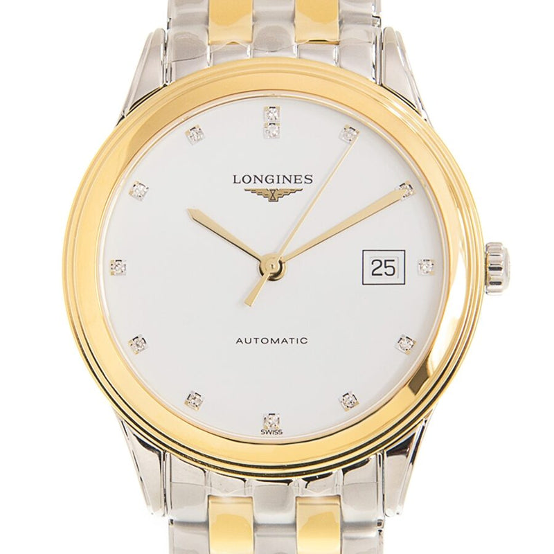 Longines Flagship Automatic Diamond White Dial Watch #L49743277 - Watches of America #2