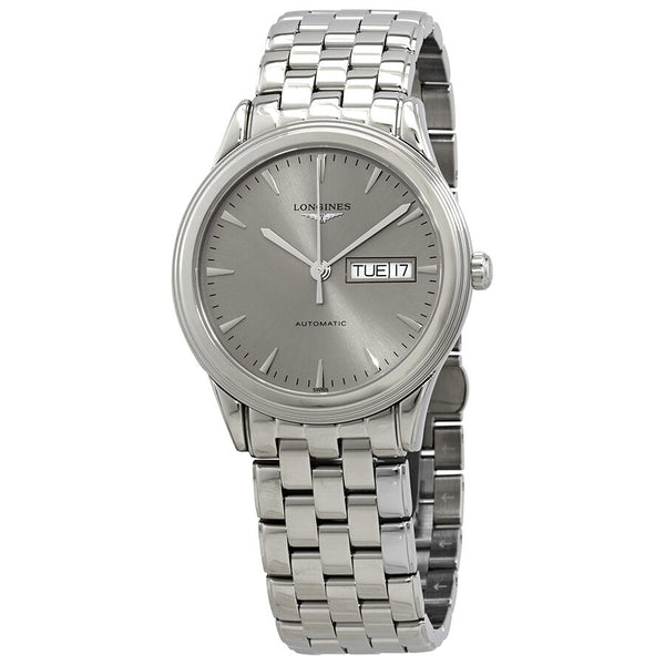 Longines Flagship Automatic Silver Dial Men's Watch #L48994726 - Watches of America