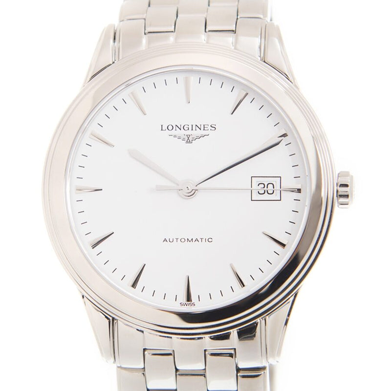Longines Flagship Automatic White Dial Men's Watch #L4.974.4.12.6 - Watches of America #2