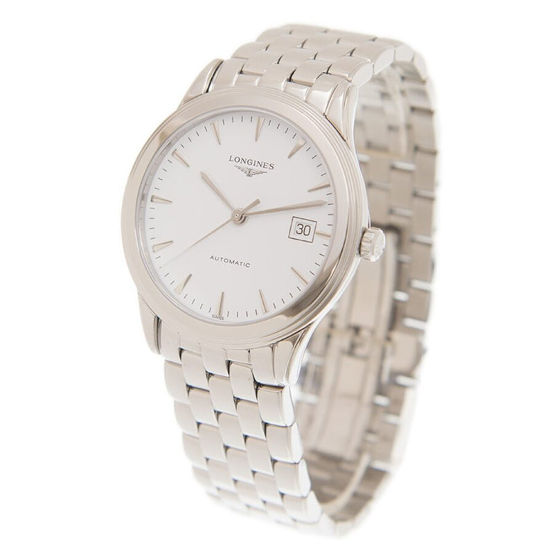 Longines Flagship Automatic White Dial Men's Watch #L4.974.4.12.6 - Watches of America #4