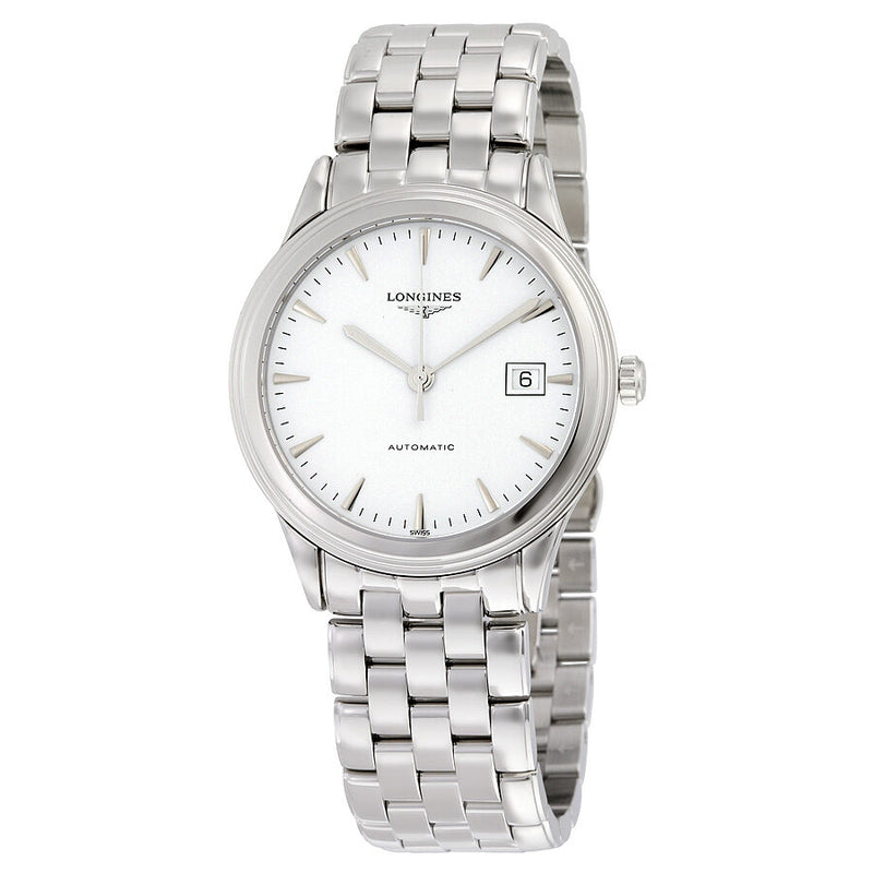 Longines Flagship Automatic White Dial Men's Watch L48744126#L4.874.4.12.6 - Watches of America