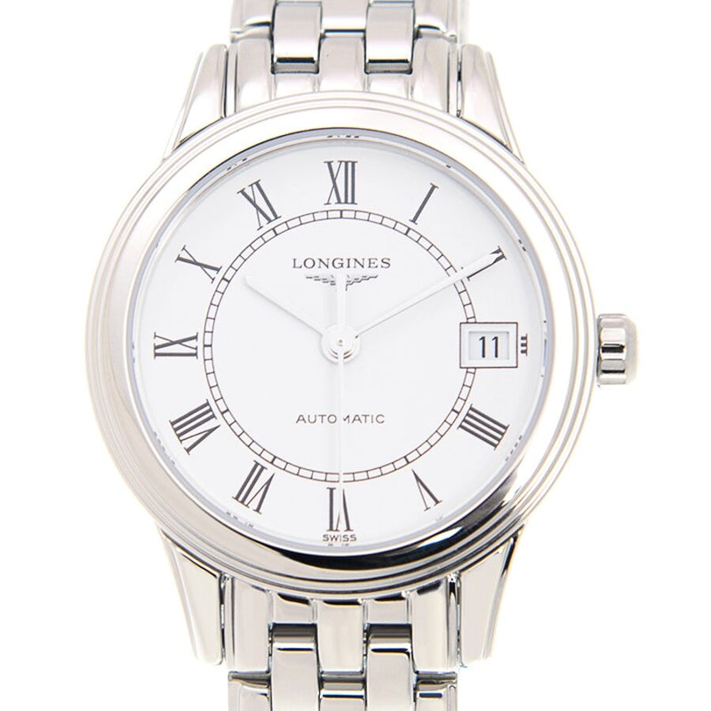 Longines Flagship Automatic White Dial Unisex Watch #L4.274.4.21.6 - Watches of America