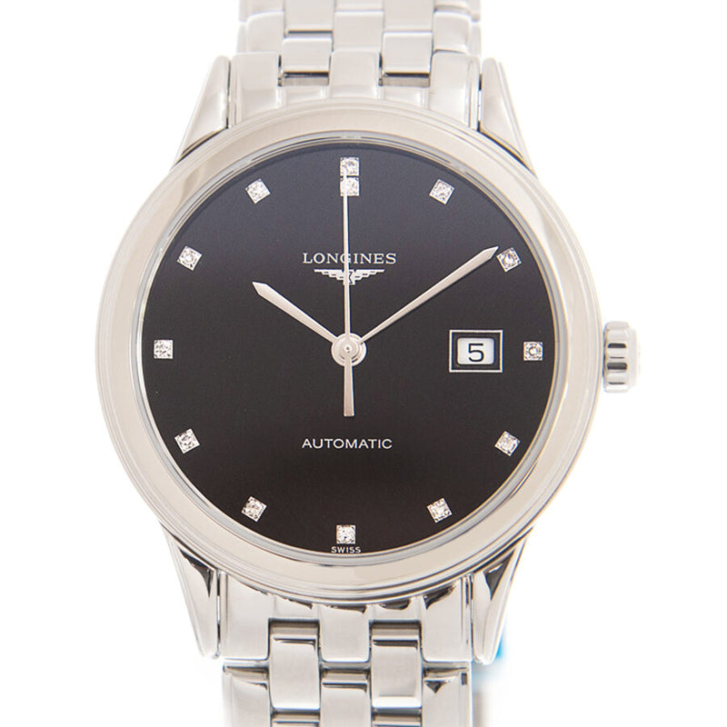 Longines FLAGSHIP Black Dial Unisex Watch #L43744576 - Watches of America #2