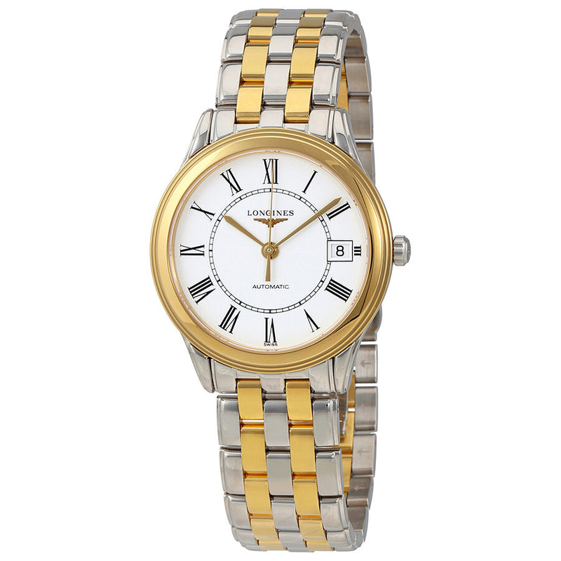 Longines Flagship Automatic White Dial Ladies Watch #L4.774.3.21.7 - Watches of America