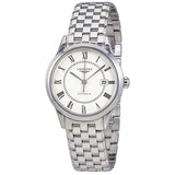 Longines Flagship Automatic White Dial Ladies Watch #L4.374.4.21.6 - Watches of America