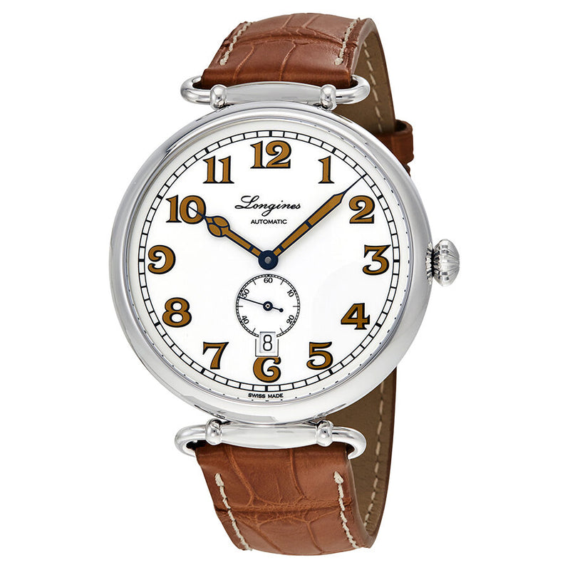 Longines Heritage 1918 Automatic White Dial Men's Watch #L28094232 - Watches of America