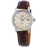Longines Heritage Automatic Beige Dial Ladies Watch #L4.325.4.92.2 - Watches of America
