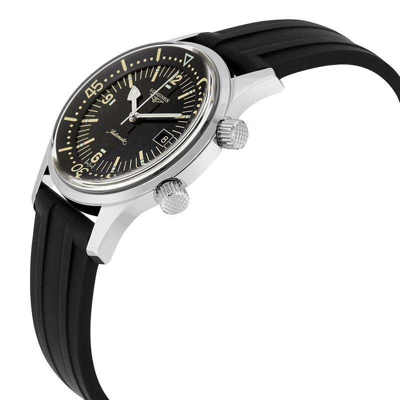 Longines Legend Diver Automatic Black Dial Men's Watch #L3.674.4.50.9 - Watches of America #2