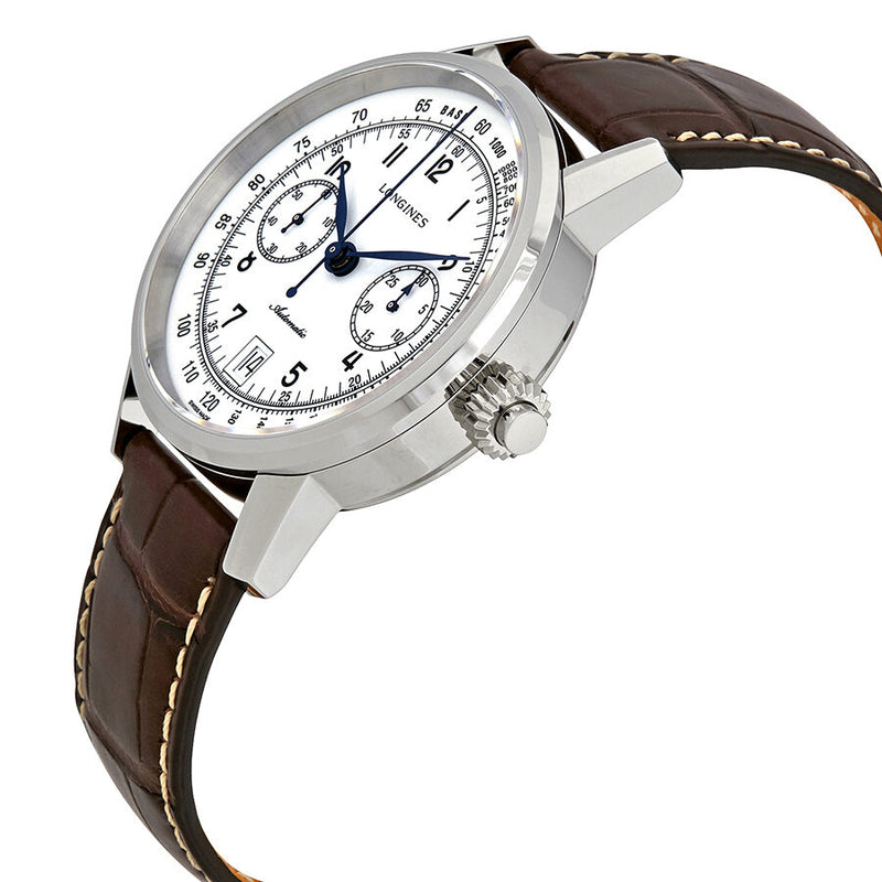 Longines Heritage Chronograph White Dial Men's Watch #L28004234 - Watches of America #2