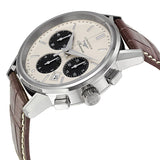 Longines Heritage Collection Automatic Chronograph Silver Dial Brown Leather Men's Watch L27494022 #L2.749.4.02.2 - Watches of America #2
