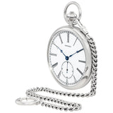 Longines Heritage White Dial Hand Wound Pocket Watch #L7.022.4.11.1 - Watches of America #2