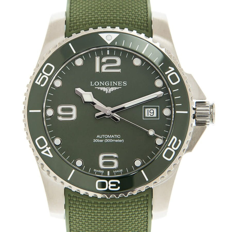 Longines HydroConquest Automatic Green Dial Men's Watch #L3.781.4.06.9 - Watches of America