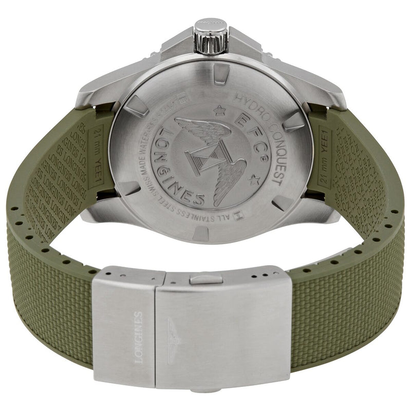 Longines Hydroconquest Automatic Green Dial Men's Watch #L37824069 - Watches of America #3