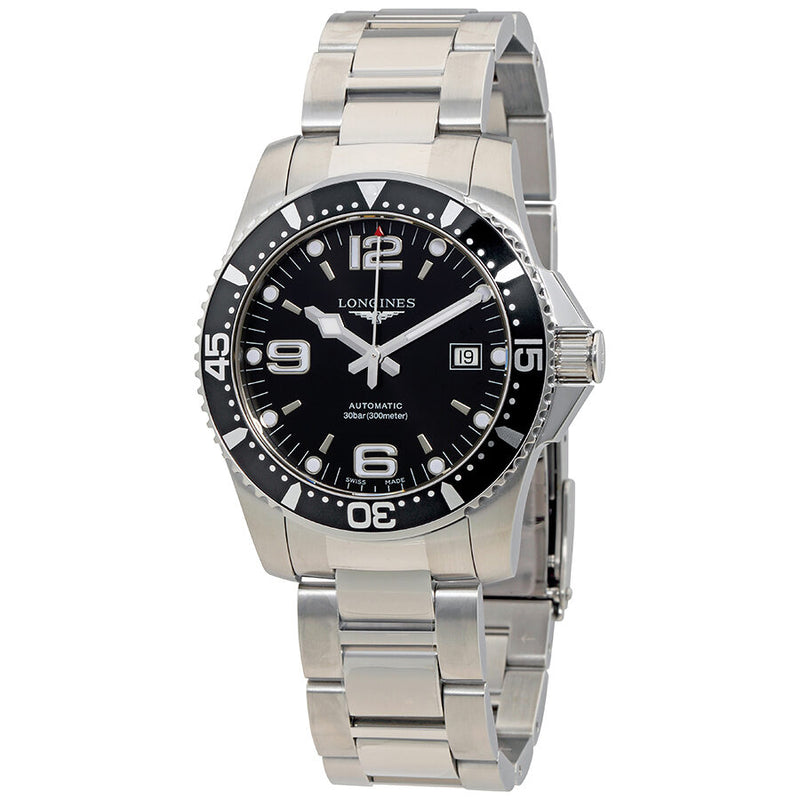 Longines HydroConquest 41mm Automatic Black Dial Men's Watch #L3.742.4.56.6 - Watches of America