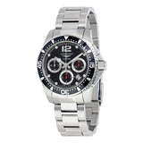 Longines Hydroconquest Automatic Chronograph Black Dial Men's Watch #L3.744.4.56.6 - Watches of America