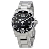 Longines HydroConquest Black Dial Men's 41mm Watch #L37404566 - Watches of America