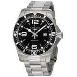 Longines HydroConquest Black Dial Men's 44mm Watch #L38404566 - Watches of America