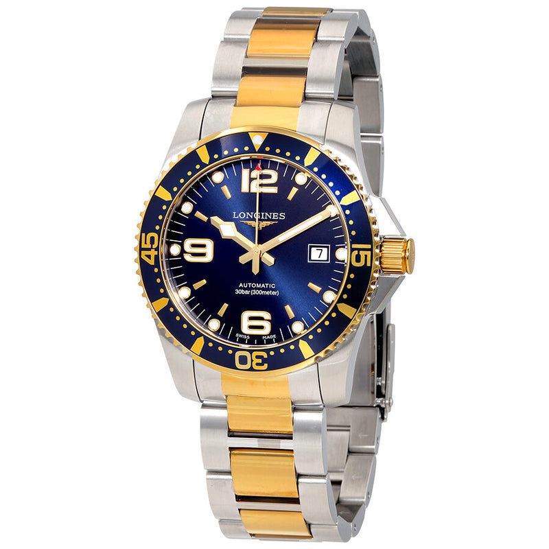 Longines Hydroconquest Automatic Blue Dial 41mm Men's Watch #L37423967 - Watches of America