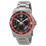 Longines HydroConquest Chronograph Black Dial Stainless Steel Men's Watch L36964596#L3.696.4.59.6 - Watches of America