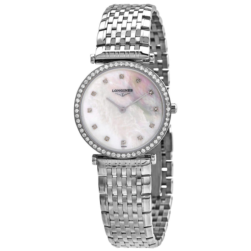 Longines La Grande Classique Quartz Diamond Ladies Watch #L4.513.0.87.6 - Watches of America