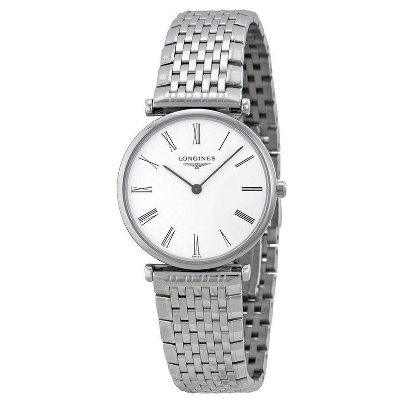 Longines La Grande White Dial Stainless Steel Men's Watch L45124116#L4.512.4.11.6 - Watches of America