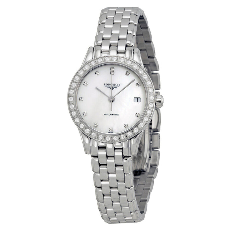 Longines Les Grandes Classique Automatic Mother of Pearl Dial Ladies Watch #L42740876 - Watches of America