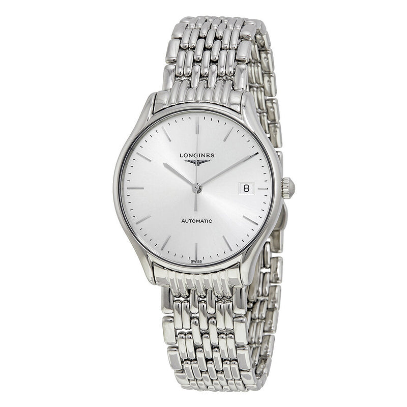 Longines Lyre Automatic Silver Dial Ladies Watch #L48604726 - Watches of America