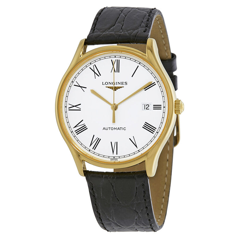 Longines Lyre Automatic White Dial Men's Watch #L49602112 - Watches of America