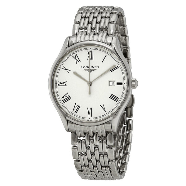 Longines Lyre White Dial Men's Watch #L4.859.4.11.6 - Watches of America