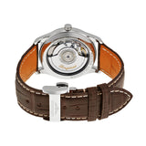 Longines Master Austomatic Silver Dial Brown Leather Men's Watch #L25184773 - Watches of America #3