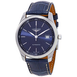 Longines Master Automatic Blue Dial Blue Leather Men's Watch L27934920#L2.793.4.92.0 - Watches of America