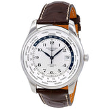 Longines Master Automatic GMT Silver Dial Men's Watch #L2.802.4.70.3 - Watches of America
