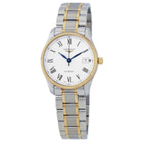 Longines Master Automatic White Dial Stainless Steel with Gold Band Automatic Men's Watch #L2.518.5.11.7 - Watches of America