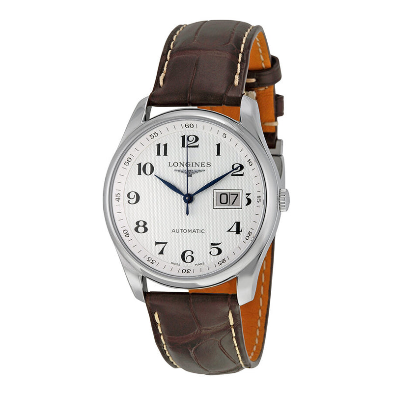 Longines Master Collection Automatic Silver Dial Brown Leather Men's Watch #L2.648.4.78.3 - Watches of America