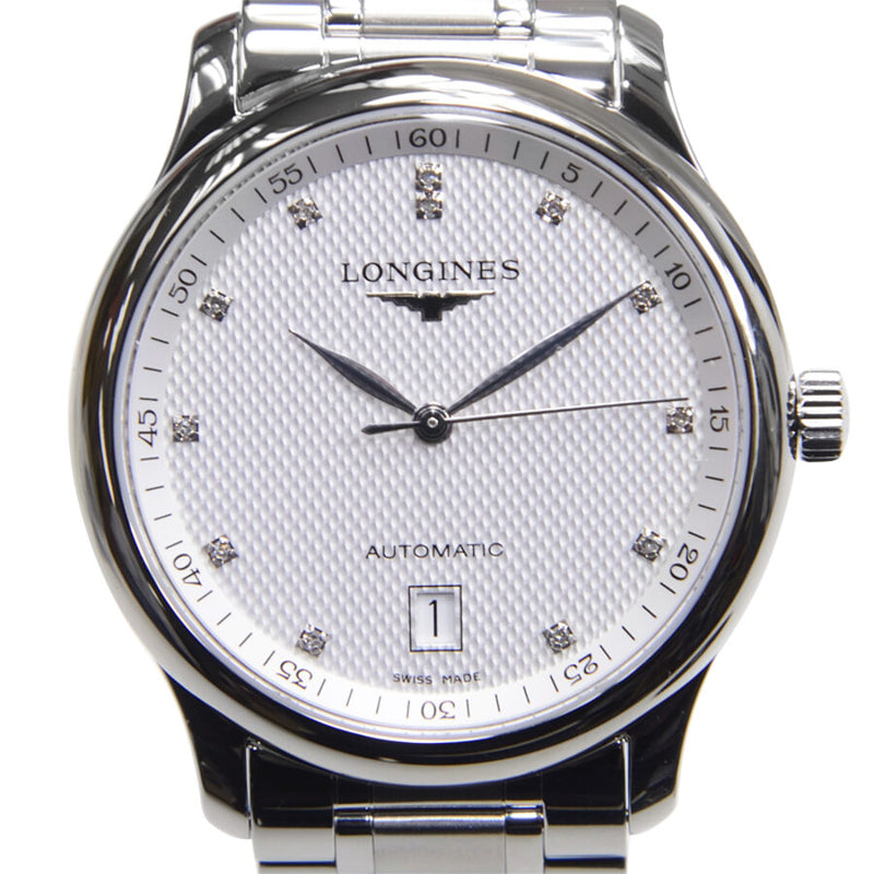 Longines Master Collection Diamond Silver-tone Dial Men's Watch #L2.628.4.77.6 - Watches of America #2