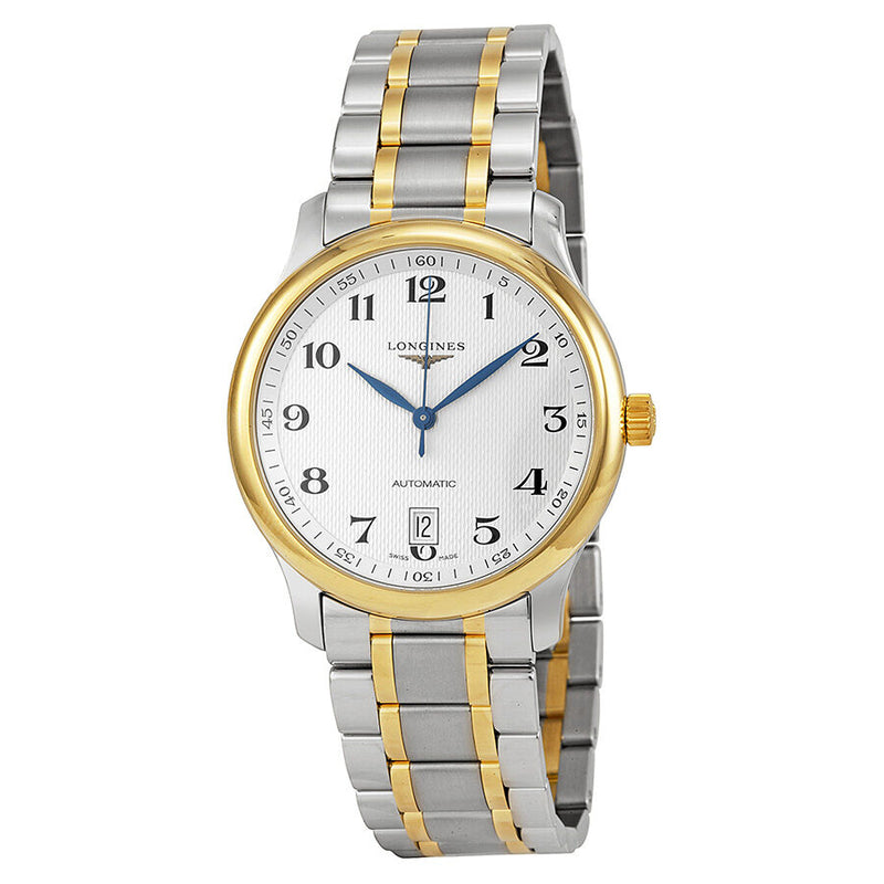 Longines Master Collection White Dial Steel and 18kt Yellow Gold Men's Watch #L26285787 - Watches of America