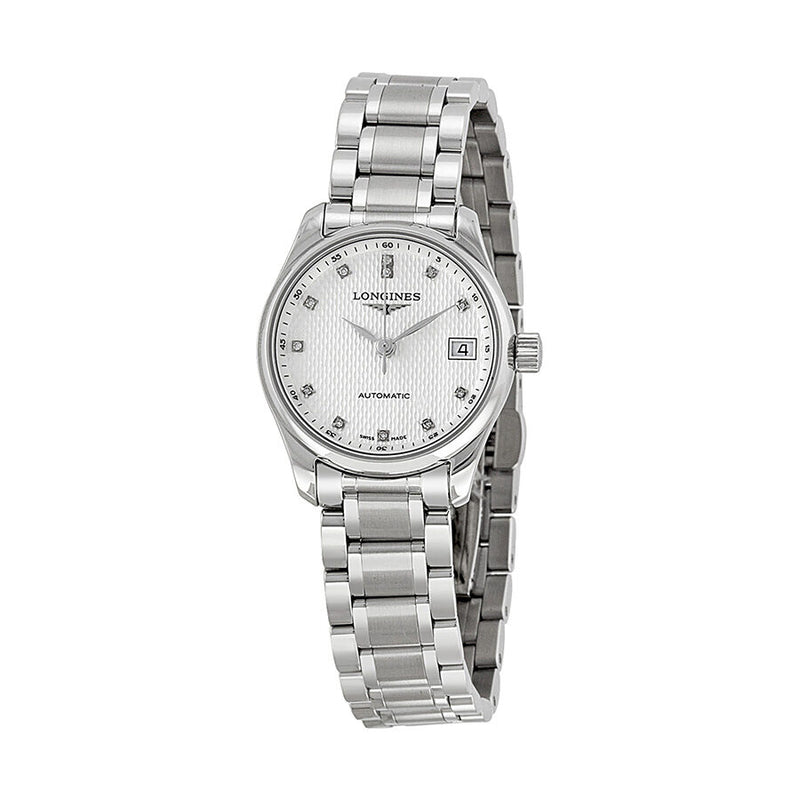 Longines Masters Silver Dial Ladies Watch #L2.128.4.77.6 - Watches of America