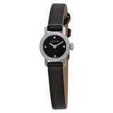 Longines Mini Black Dial Diamond Ladies Watch #L23030572 - Watches of America