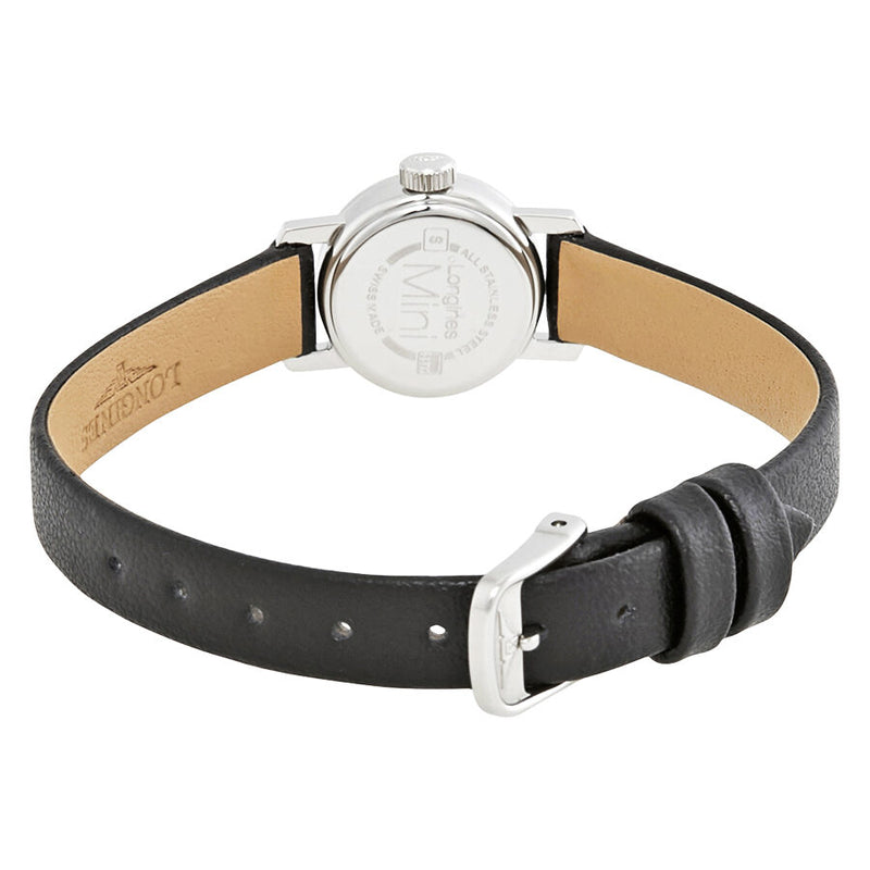 Longines Mini Black Dial Diamond Ladies Watch #L23030572 - Watches of America #3
