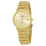 Longines Presence Automatic Gold Dial Ladies Watch #L48212328 - Watches of America