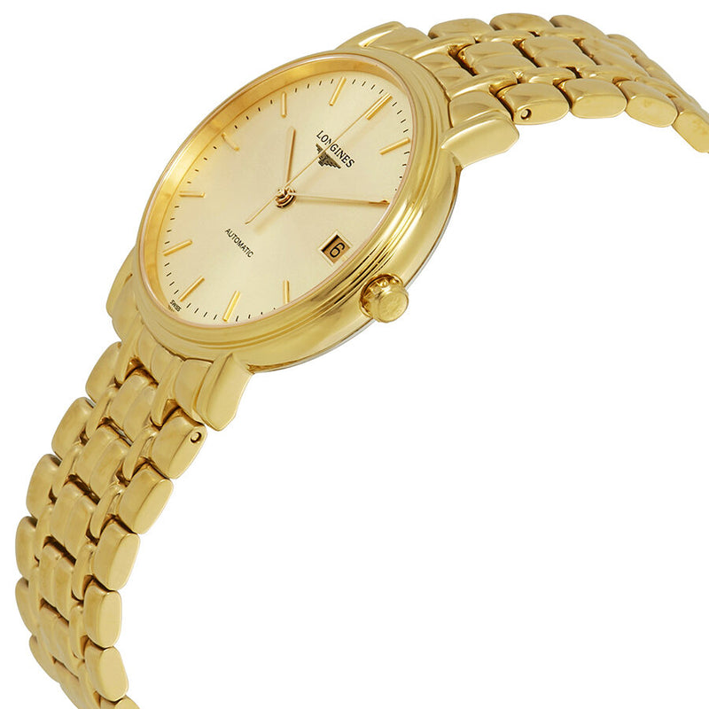 Longines Presence Automatic Gold Dial Ladies Watch #L48212328 - Watches of America #2