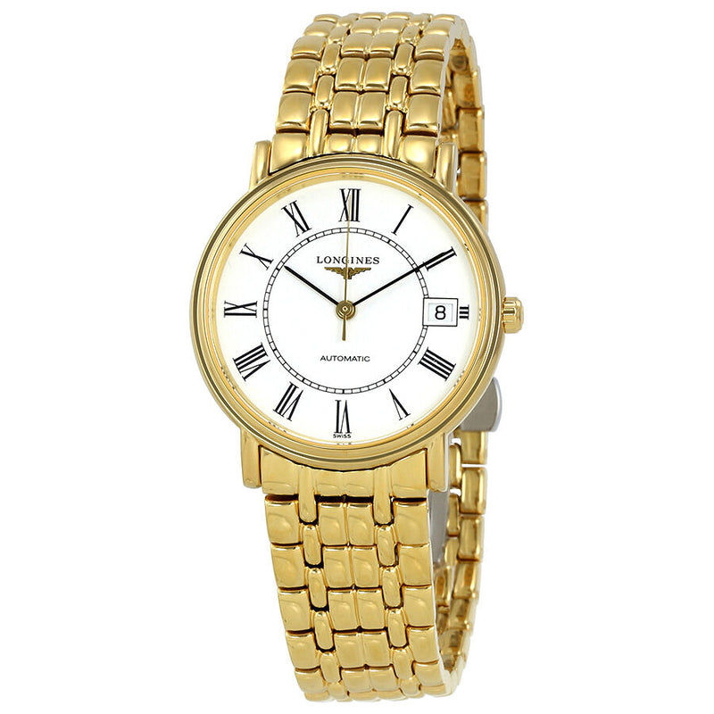 Longines Presence Automatic White Dial Ladies Watch #L48212118 - Watches of America