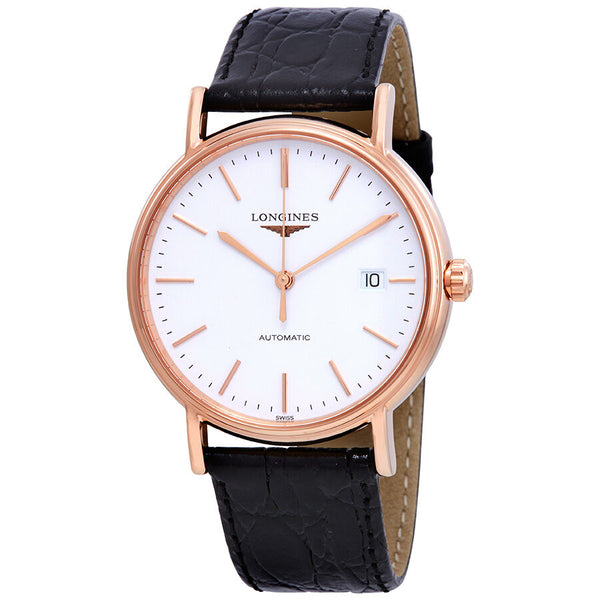 Longines Presence Automatic White Dial Men's Watch #L49211122 - Watches of America