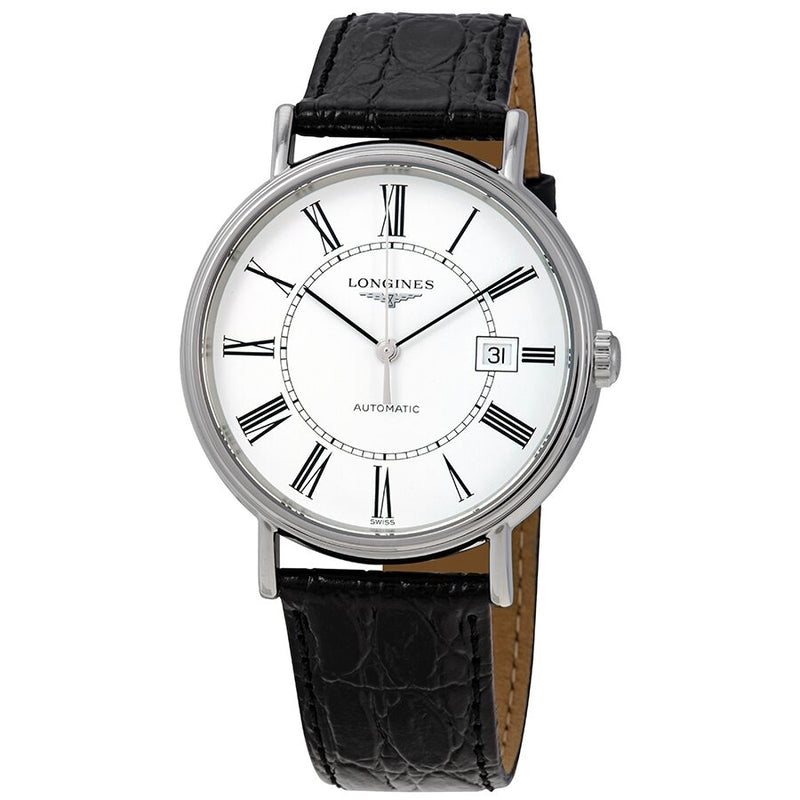 Longines Presence Automatic White Dial Men's Watch #L49224112 - Watches of America